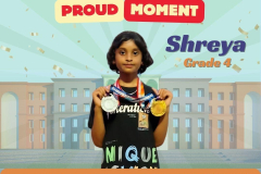 Blue and White Modern Student Congratulations Greeting Instagram Post - 4